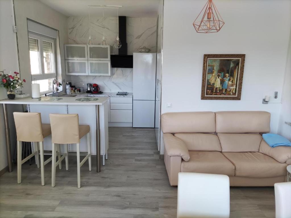 La Villa De Maria I Playa Beach El Puntal Asturias Вальявисьоса Экстерьер фото